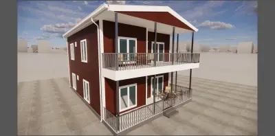 Çift Katlı Prefabrik Ev